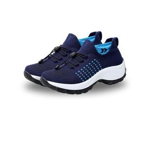 Women's Orthoshoes Navy Blue Athletic Shoes